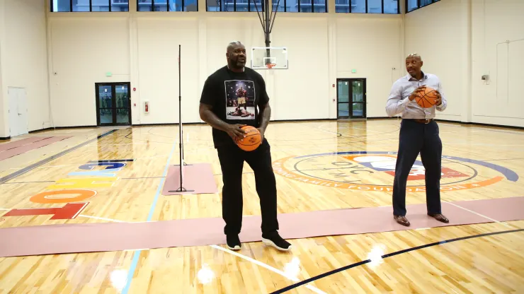 NBA Champions Shaq and Mourning Reunites for “Charity Talk”