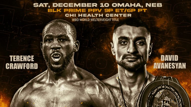 Crawford vs. Avanesyan PPV: Fight Time, Date, Venue & TV Channels
