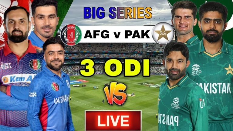 Pakistan vs Afghanistan T20 Series 2023 – Official Schedule, Live TV Channels & Squads