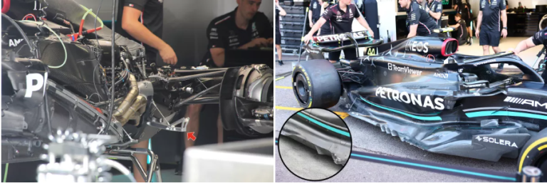 The hidden details behind Mercedes’ upgraded W14 F1 car